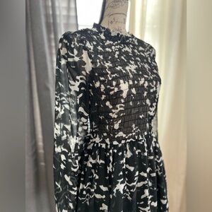 Floral Long Sleeve Dress